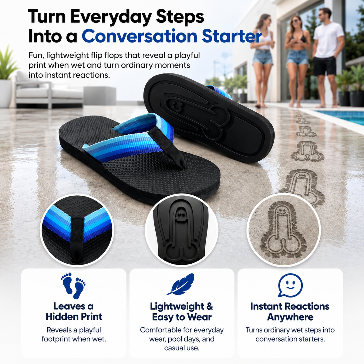 WienerSlippers - Hidden Print Slippers