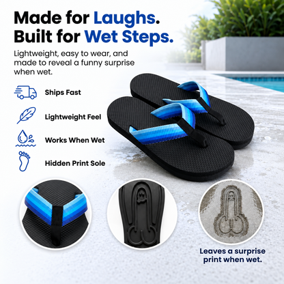 WienerSlippers - Hidden Print Slippers
